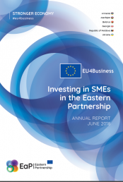 ინვესტირება მცირე და საშუალო საწარმოებში აღმოსავლეთის პარტნიორობის ქვეყნებში: EU4Business-ის 2018 წლის წლიური ანგარიში