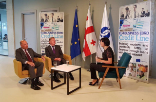 EBRD President visits Georgia to discuss the country’s economic performance
